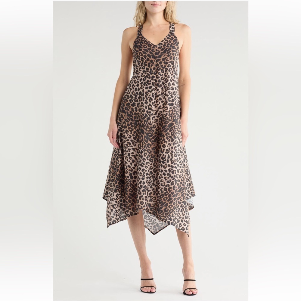 All Saints Lil Cotton Racerback Dress Color Leppo Brown